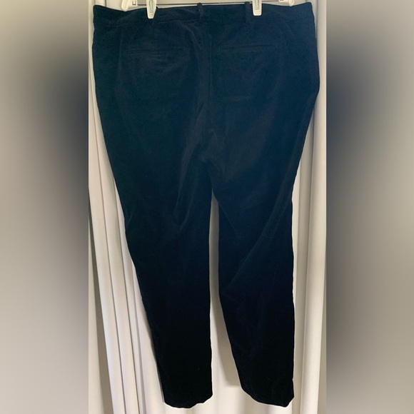 LAUREN by R.L. Black Velvet-like Pants Straight Leg, Top Slip Pockets; Size 18W - Picture 6 of 10